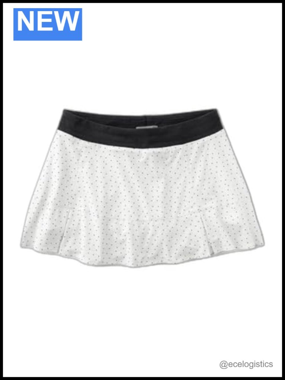 Pleated Skort with Inner Compression Shorts - Tennis Active Skirt
